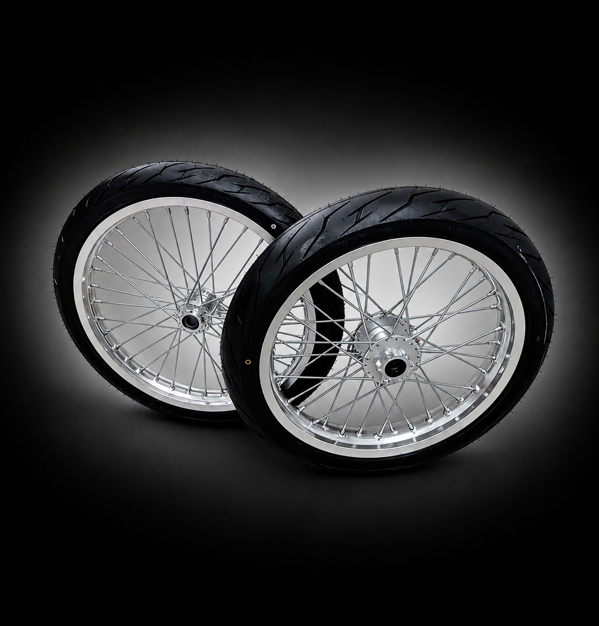 Chrome Talaria XXX/MX3/MX4 Supermoto Wheel Set