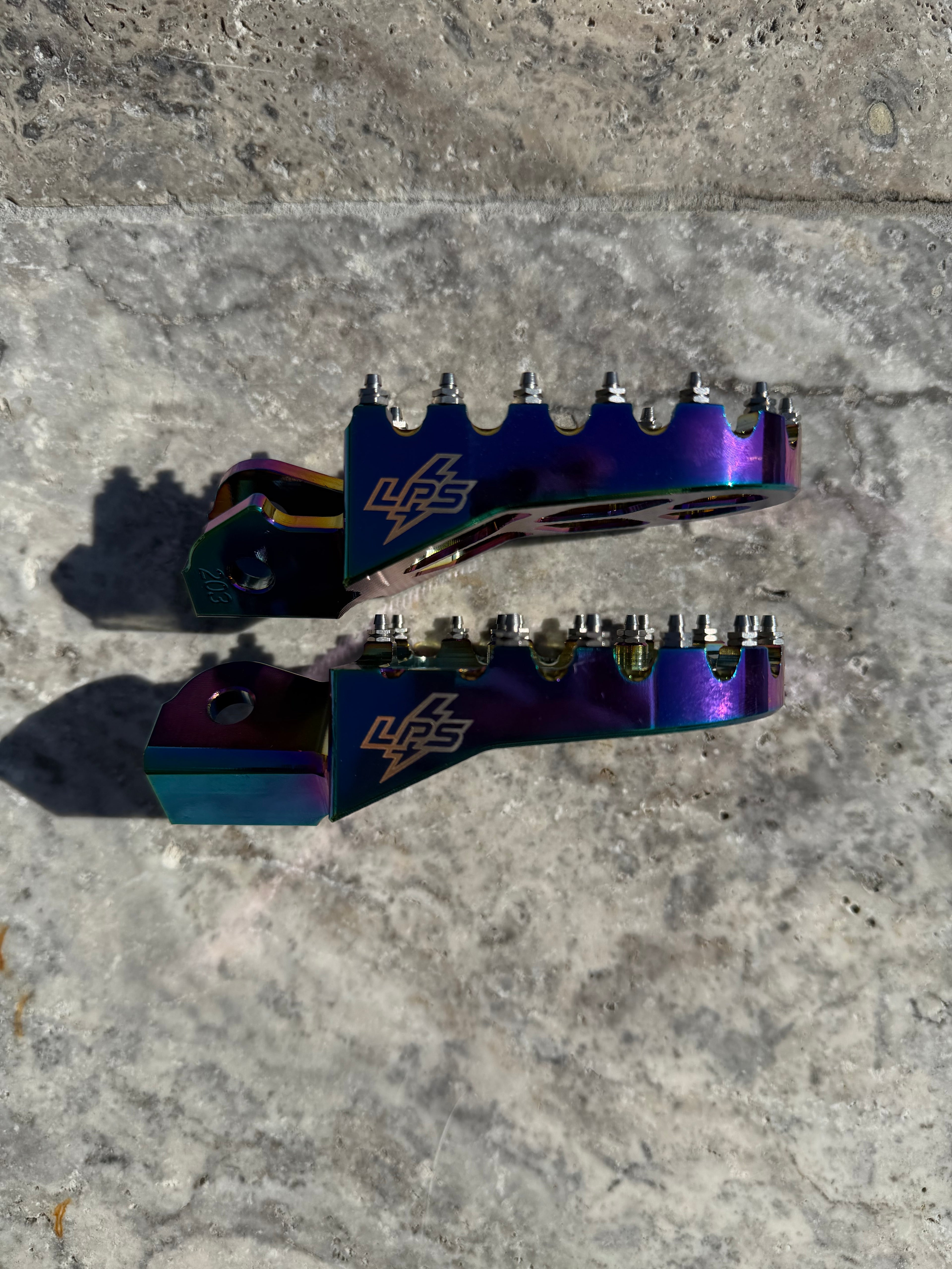 Neochrome Foot Pegs LBX/Eride Pro/Talaria