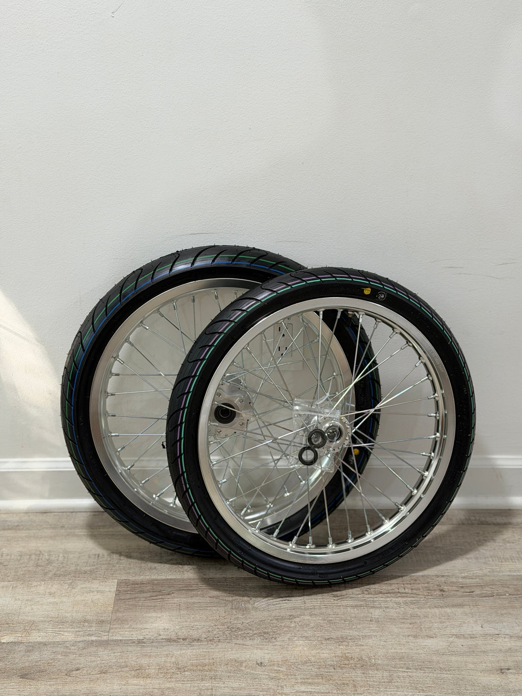 Chrome Talaria XXX/MX3/MX4 Supermoto Wheel Set