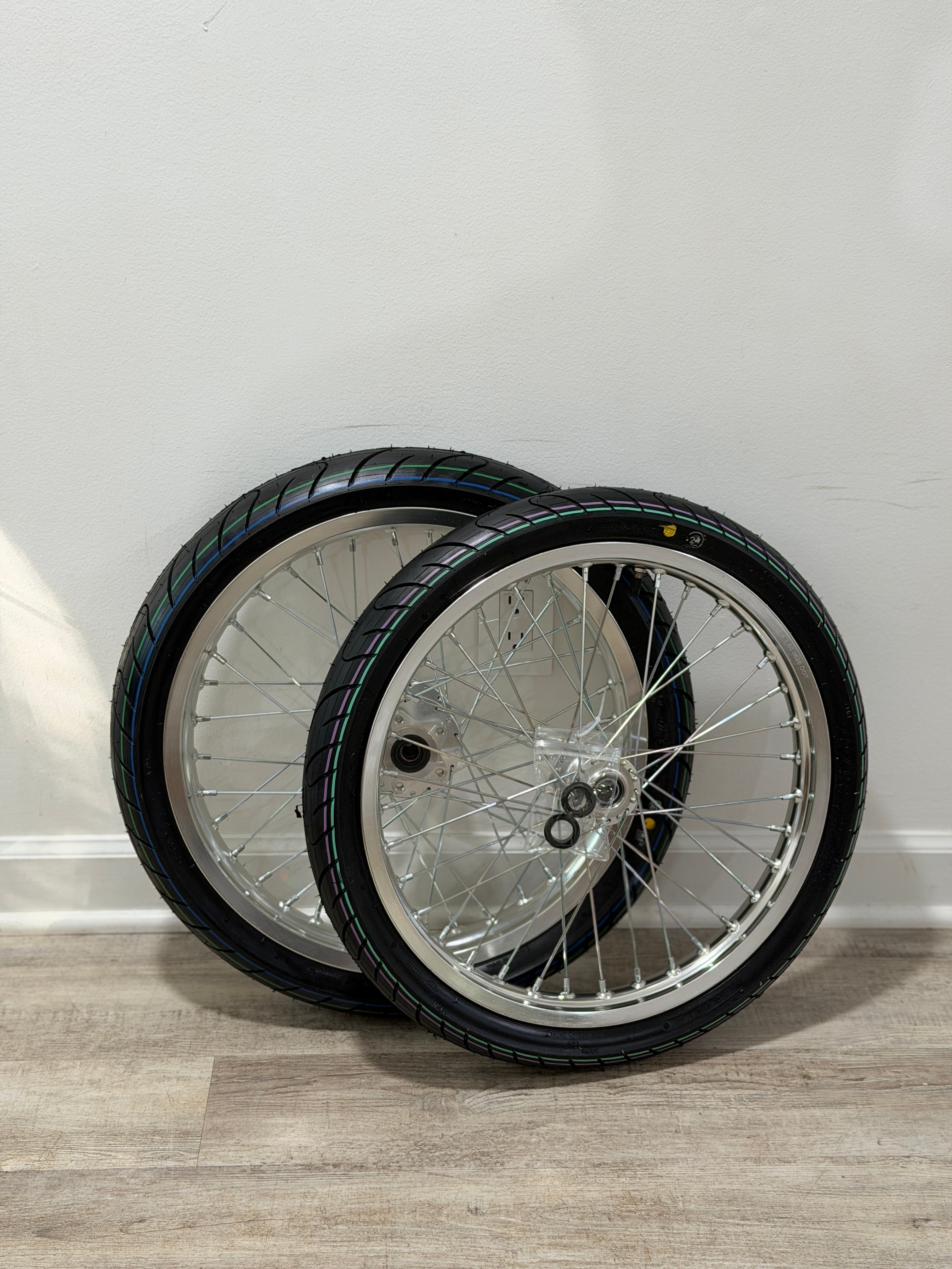 Chrome Talaria XXX/MX3/MX4 Supermoto Wheel Set