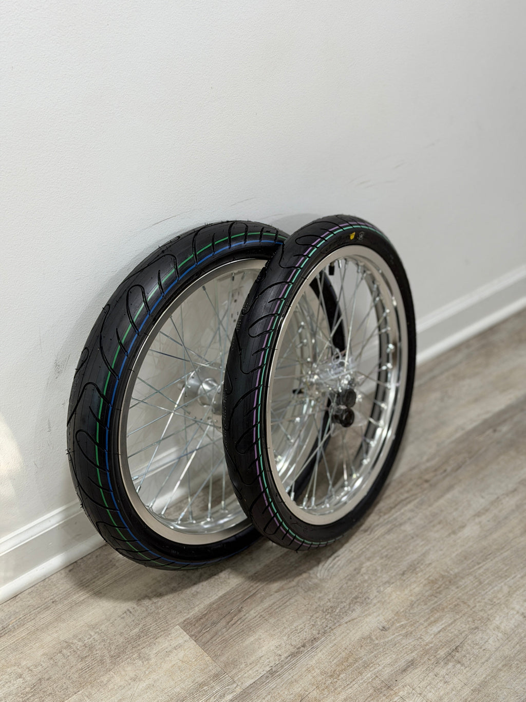 Chrome Talaria XXX/MX3/MX4 Supermoto Wheel Set